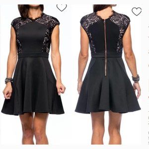 Ted Baker Lace Panel Dress, Size 0